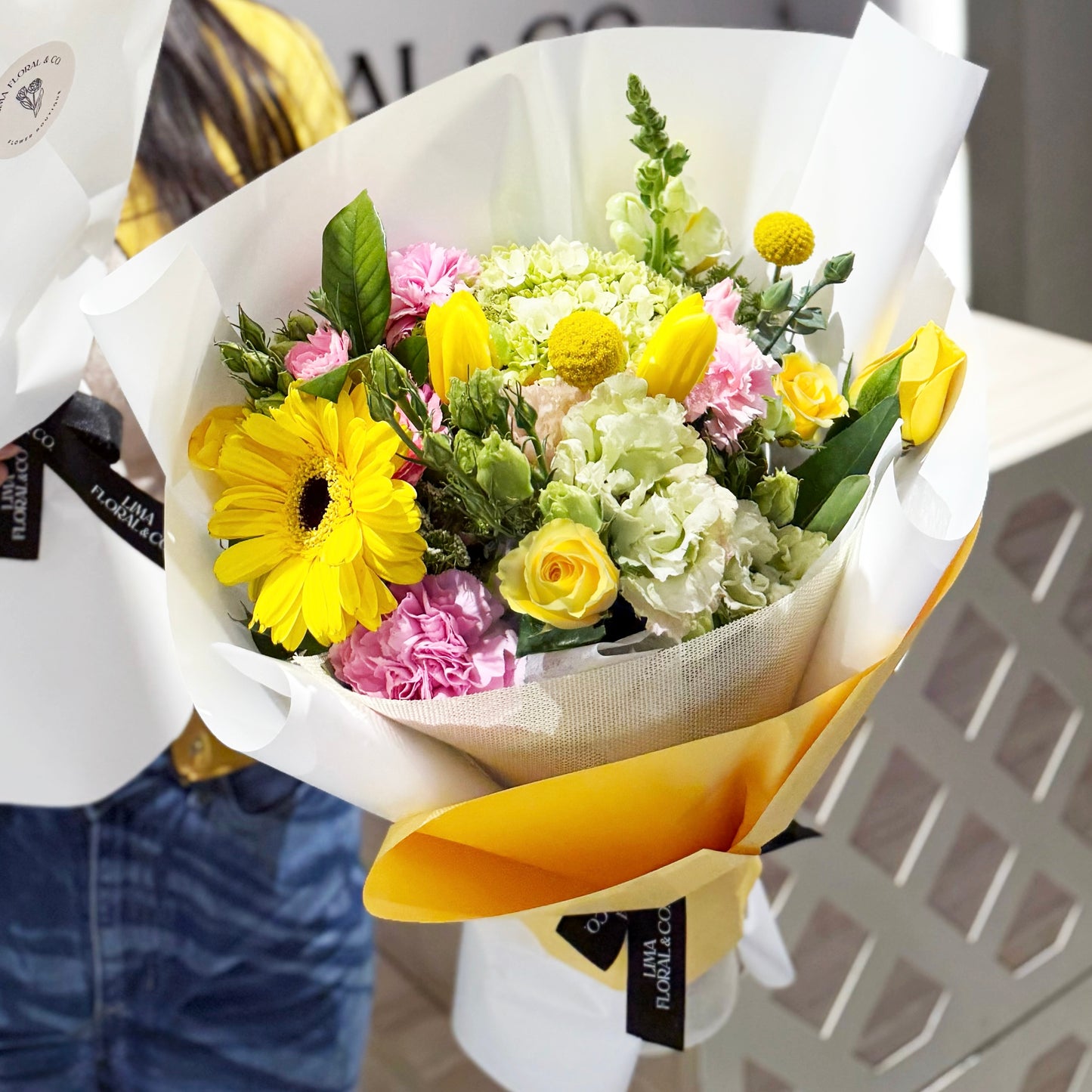 Ramo Francesca - Tulipanes - Flores Amarillas