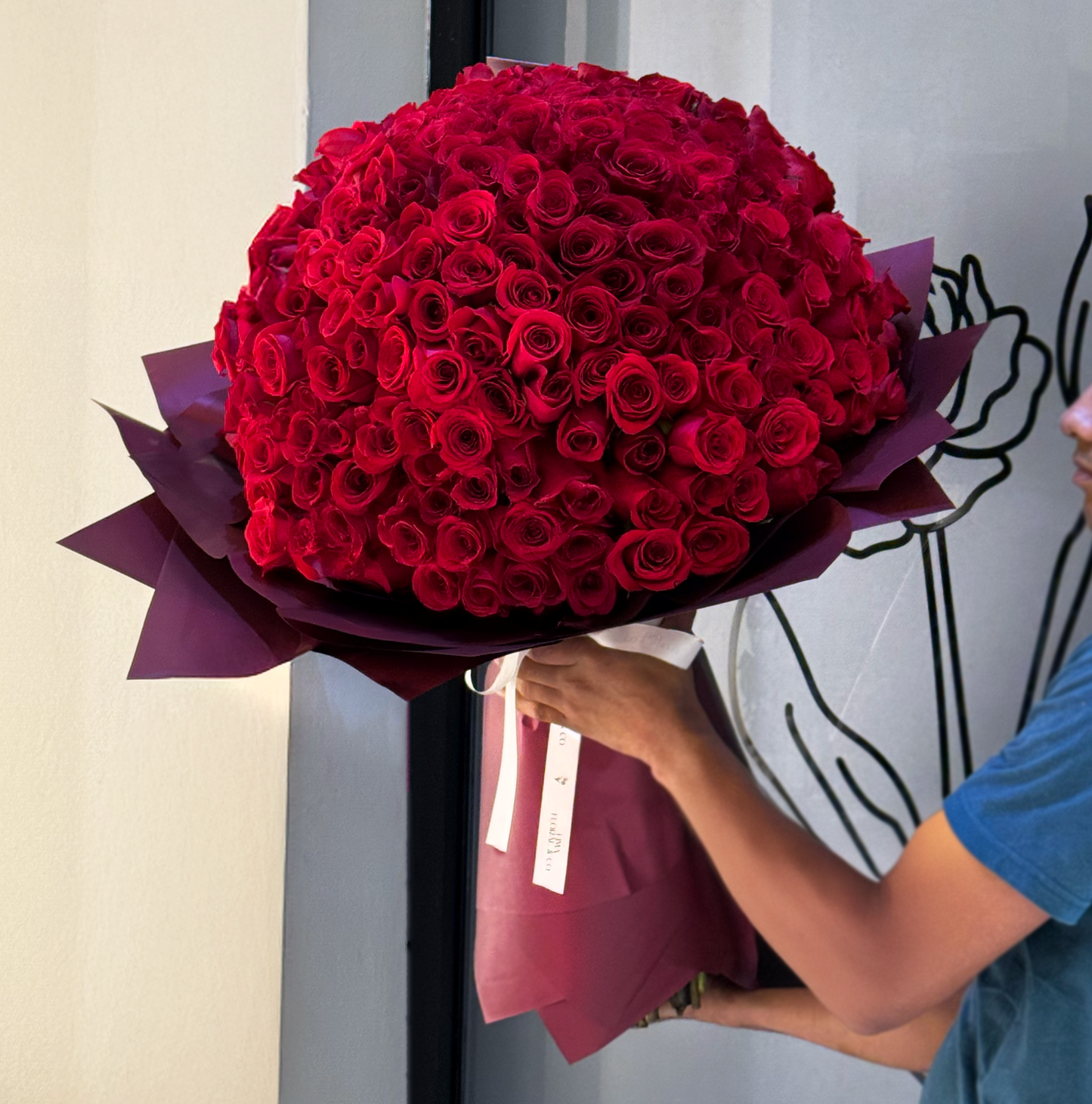Ramo 300 Rosas Premium - San Valentin