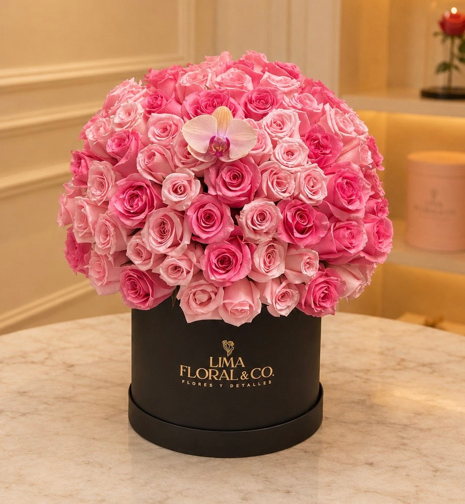 Box 80 Rosas Rosadas