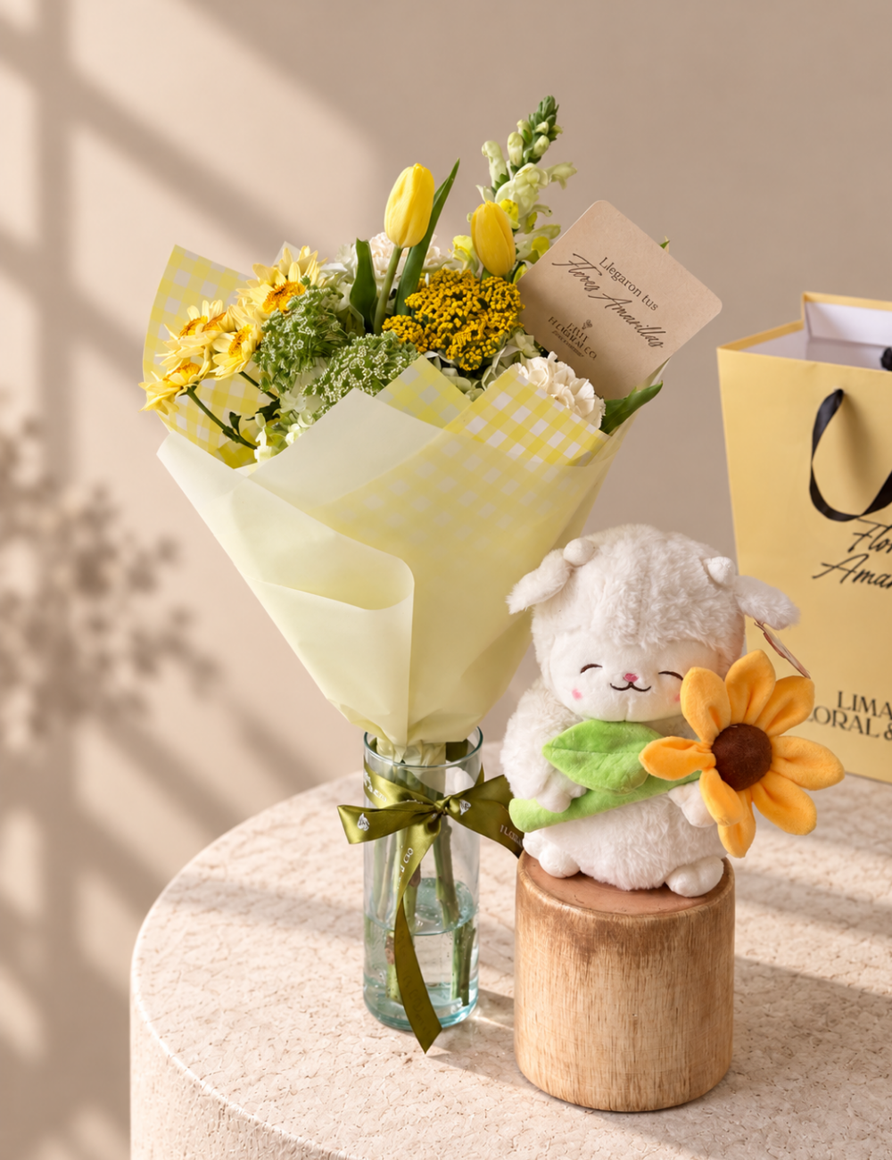Pack regalo 1 - Flores Amarillas