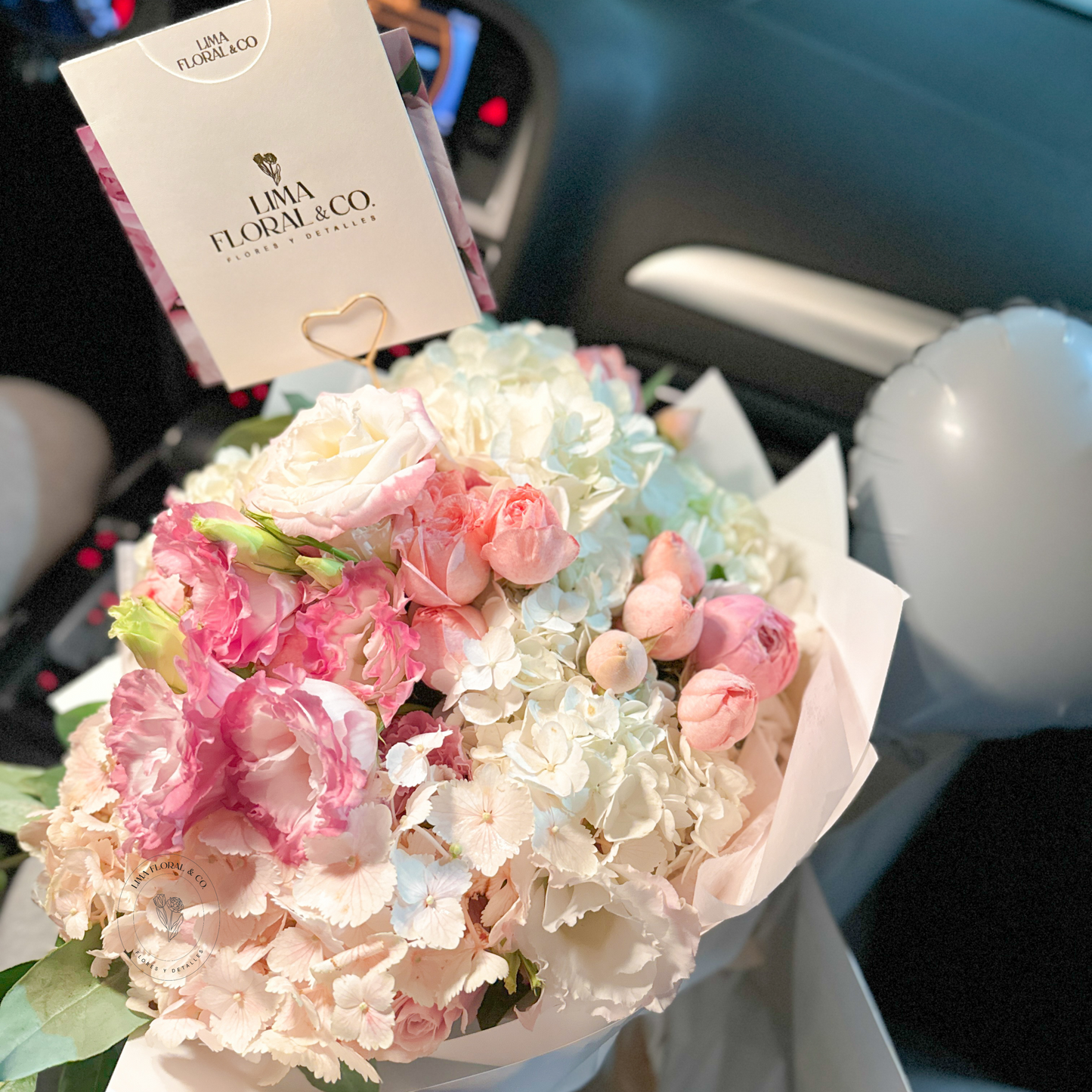 Ramo Thais: Rosas Inglesas, Hortensias & Rosas