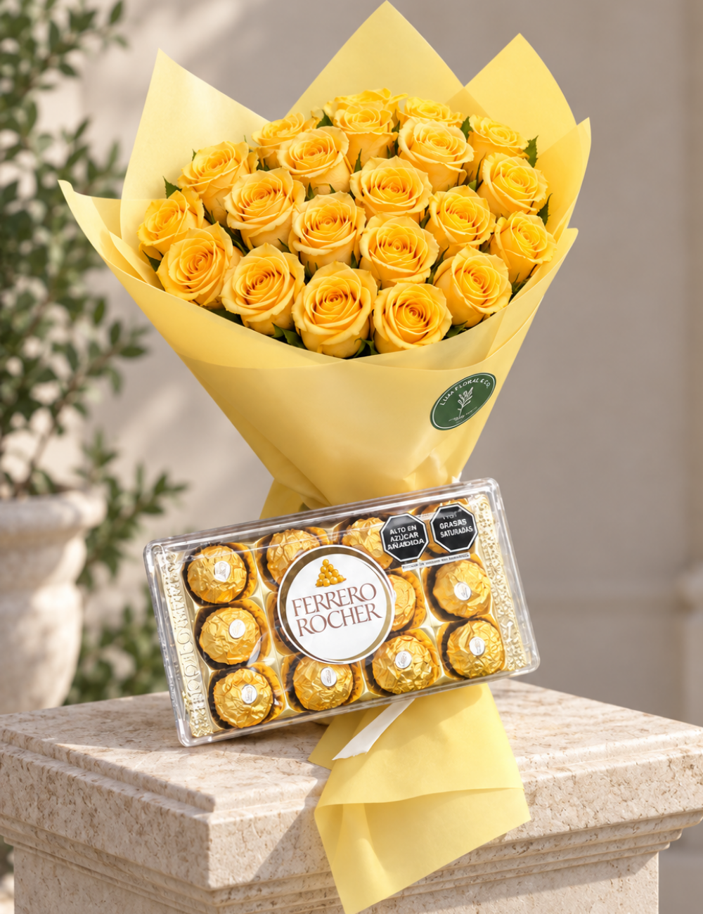 Pack regalo 5 - Flores Amarillas