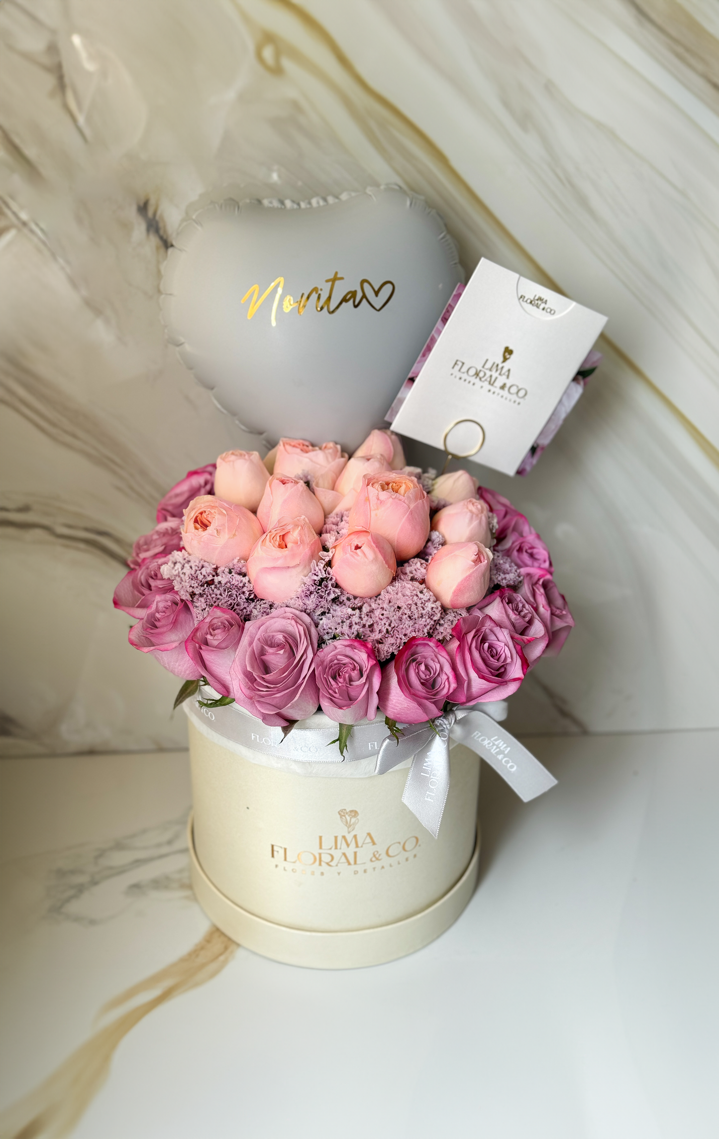 Box Nora: rosas importadas