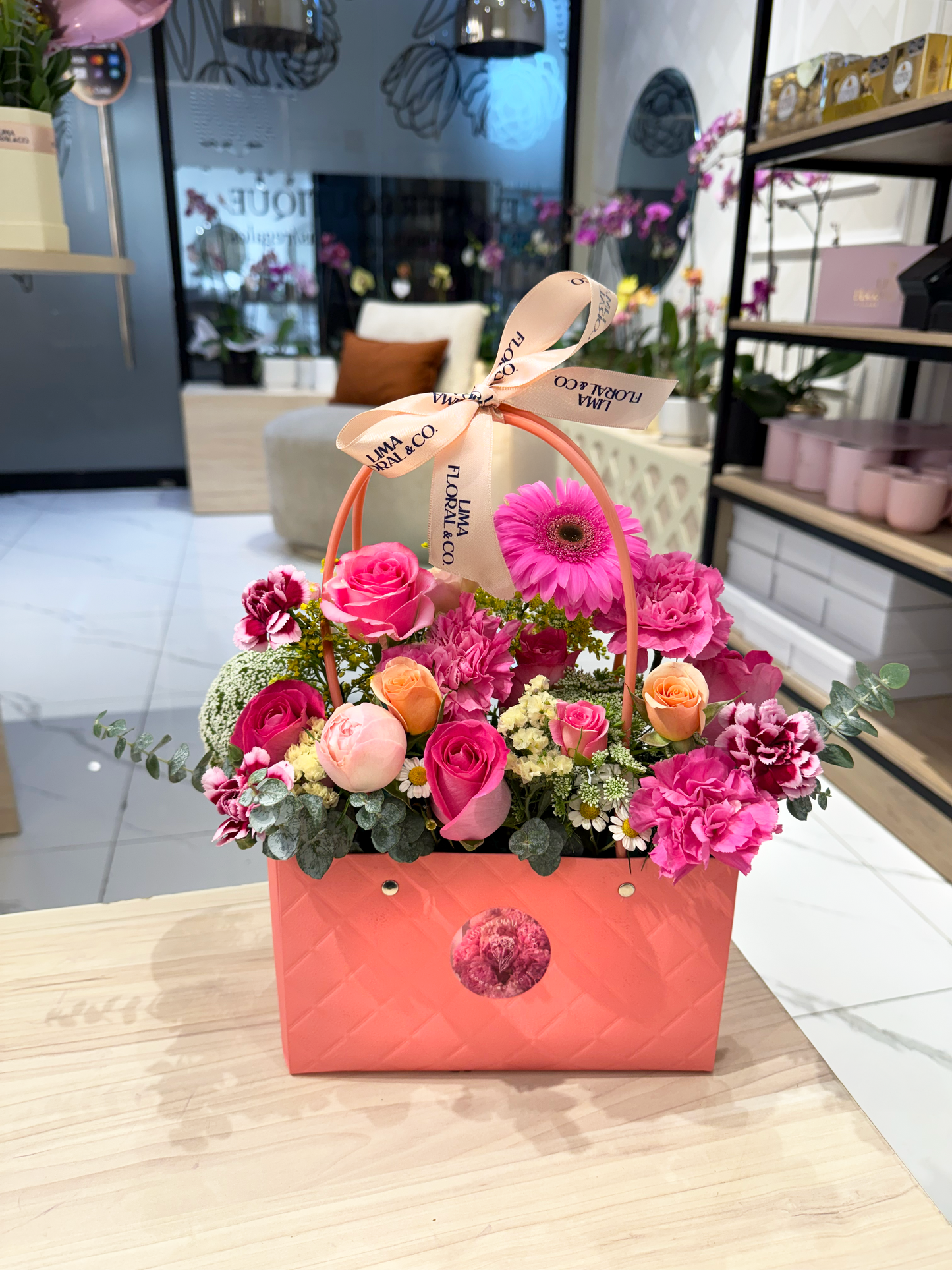 Cartera floral