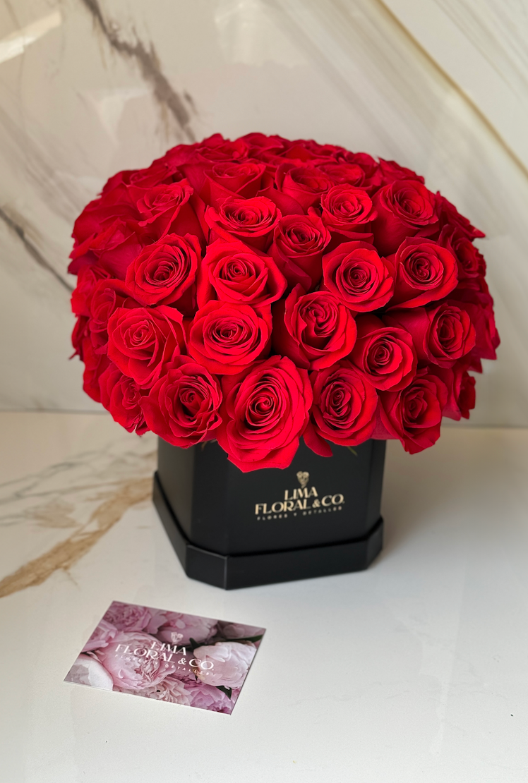 Box 70 Rosas + Globo