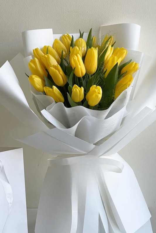 Ramo Grande de Tulipanes Amarillos - Flores Amarillas