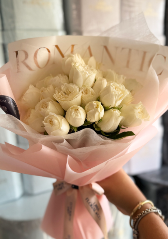 Ramo Peonias Blancas