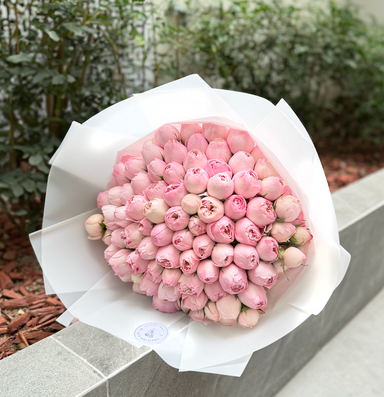 Ramo 100 rosas inglesas