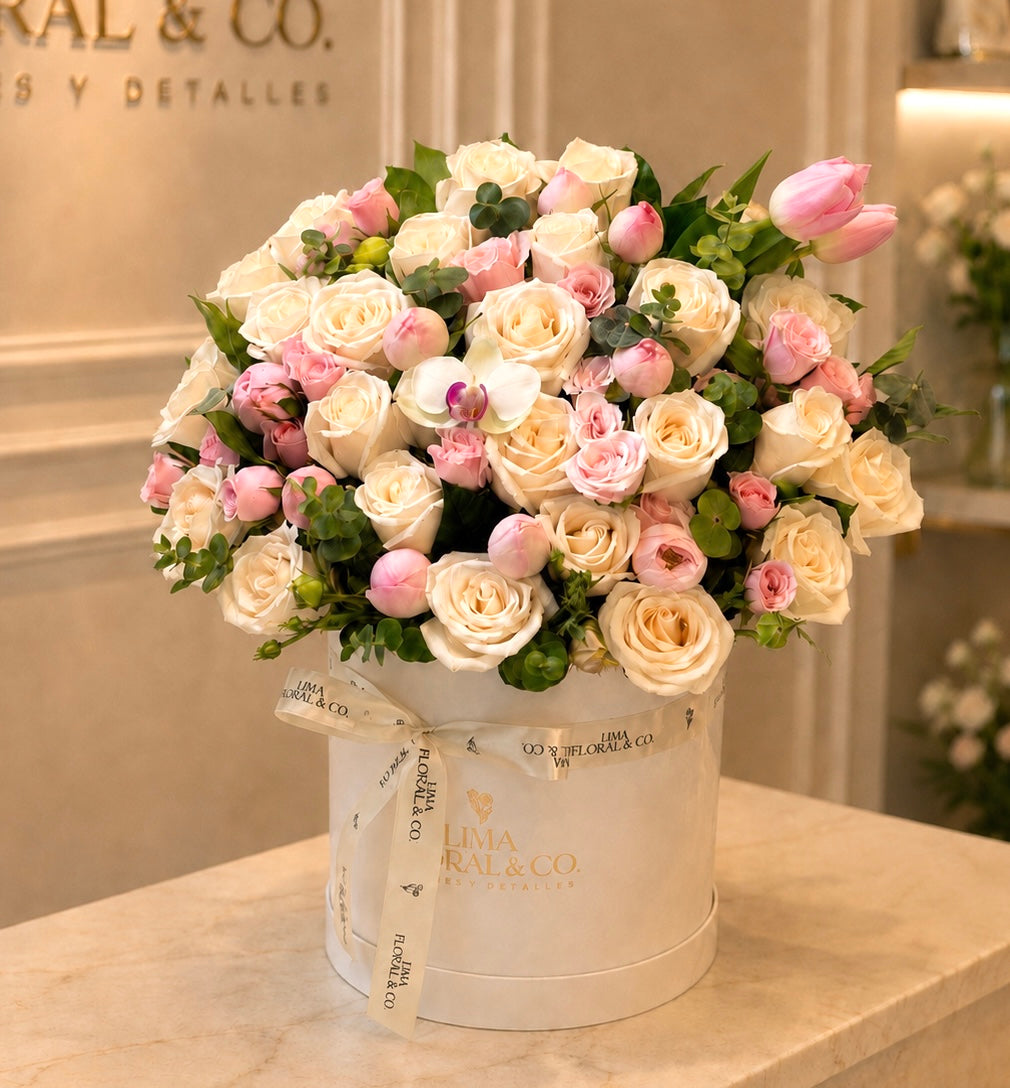 Box Chelsea - Rosas Inglesas & Tulipanes
