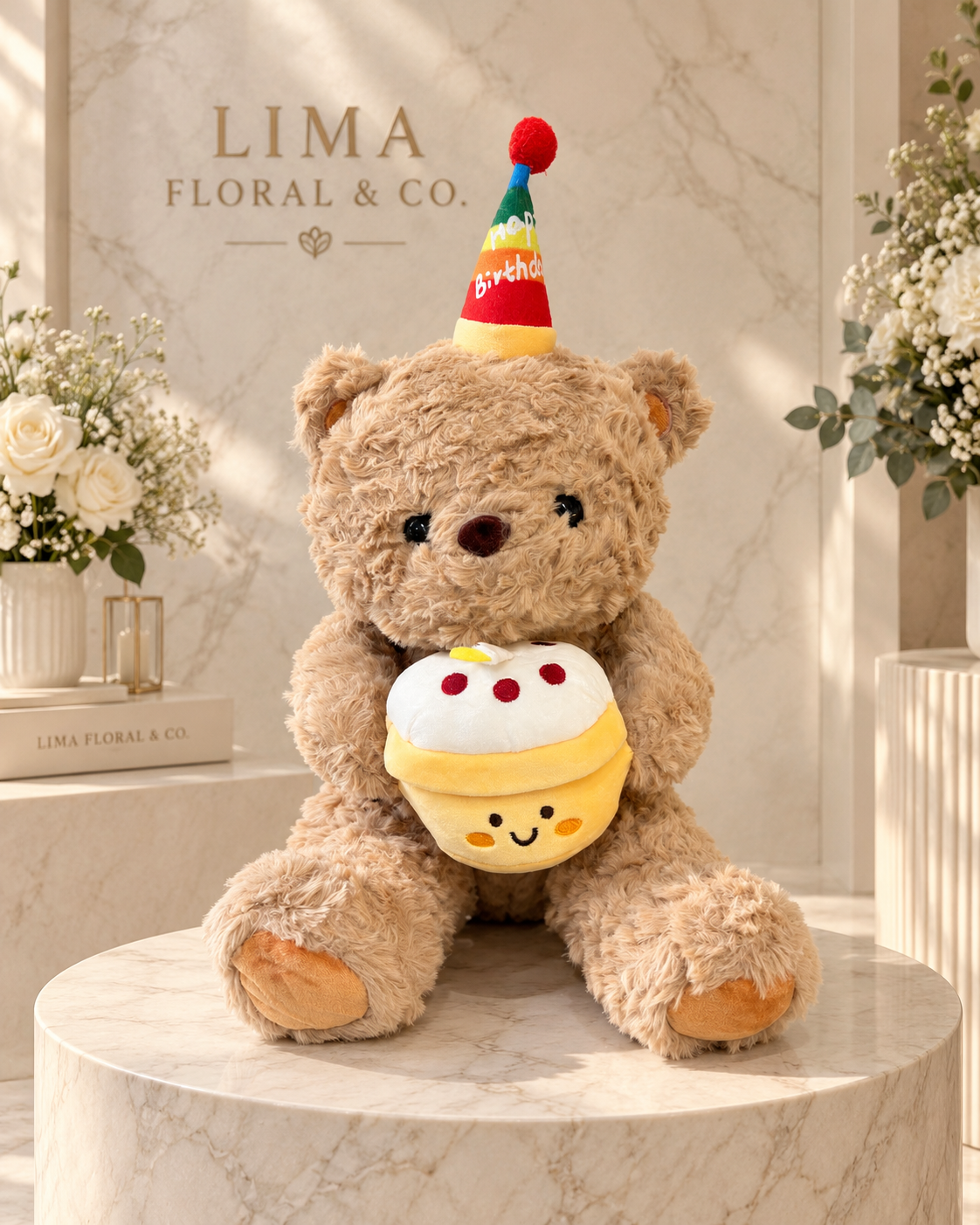 Osito De Peluche Cumpleañero Mediano