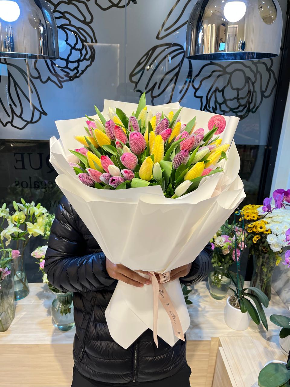 Ramo Extra Grande 60 Tulipanes