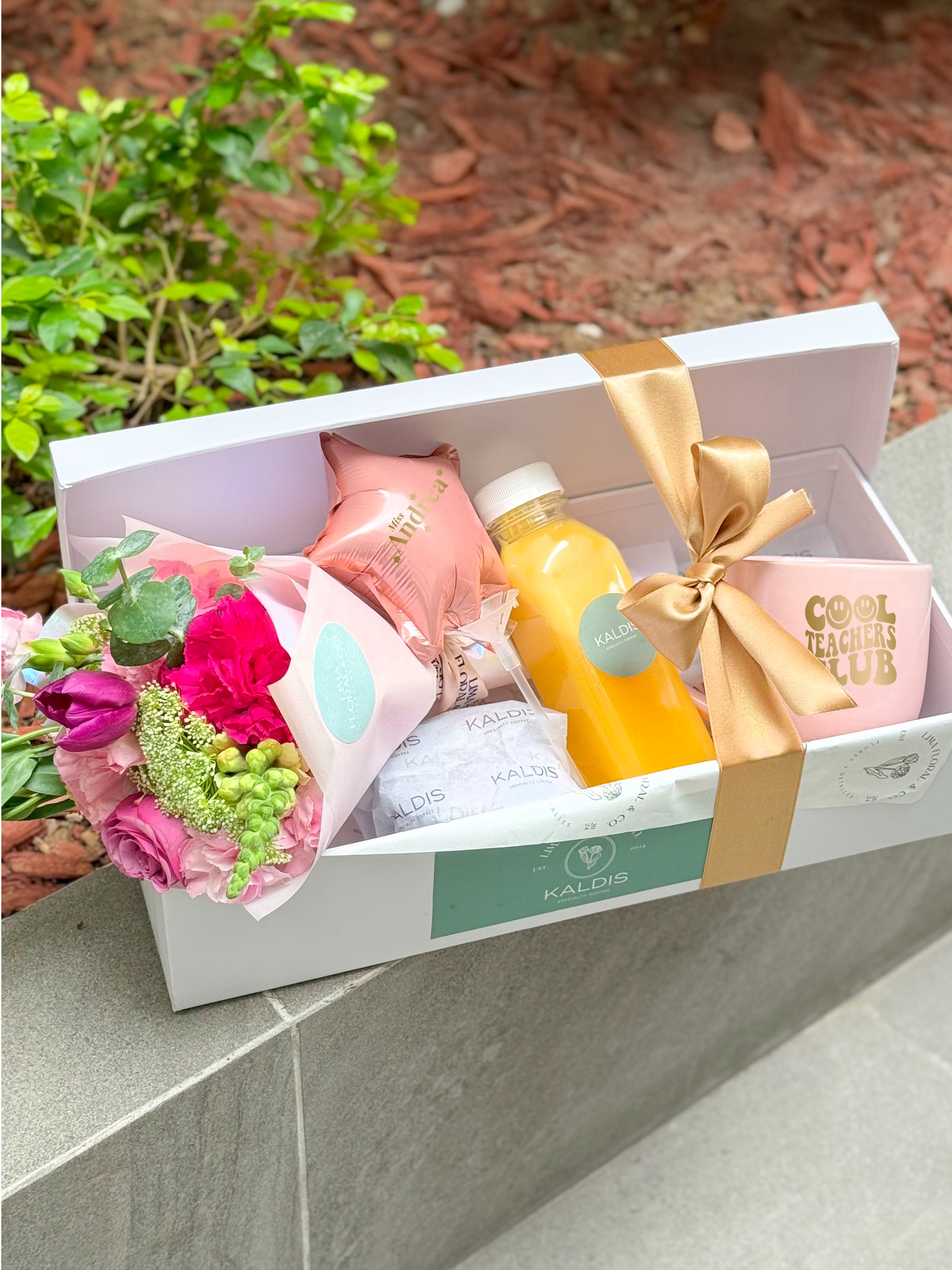 Desayuno Regalo Kaldis X Lima Floral : Personalizado Regalo Día Del Maestro