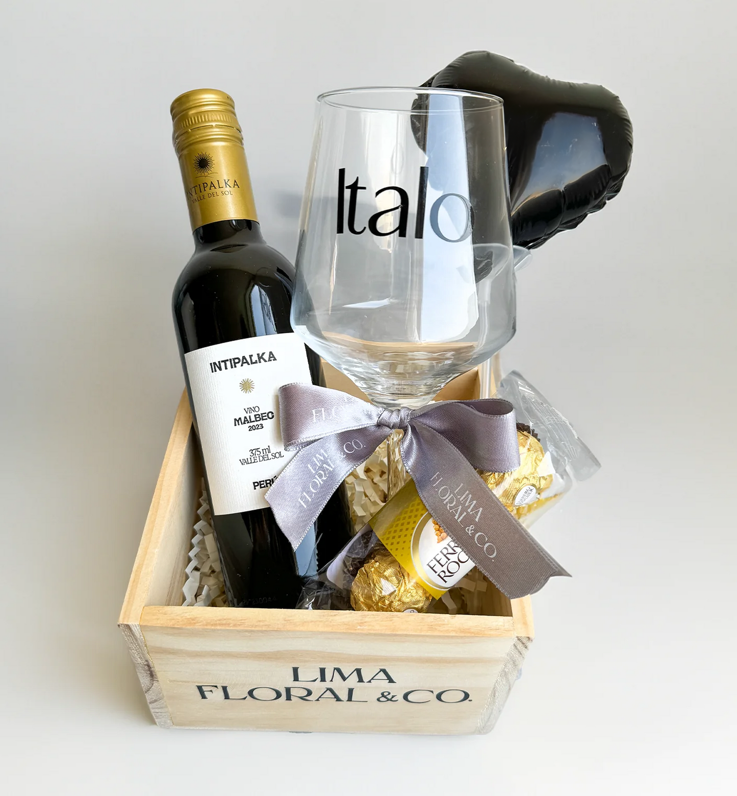 Gift Box: Vino y chocolate