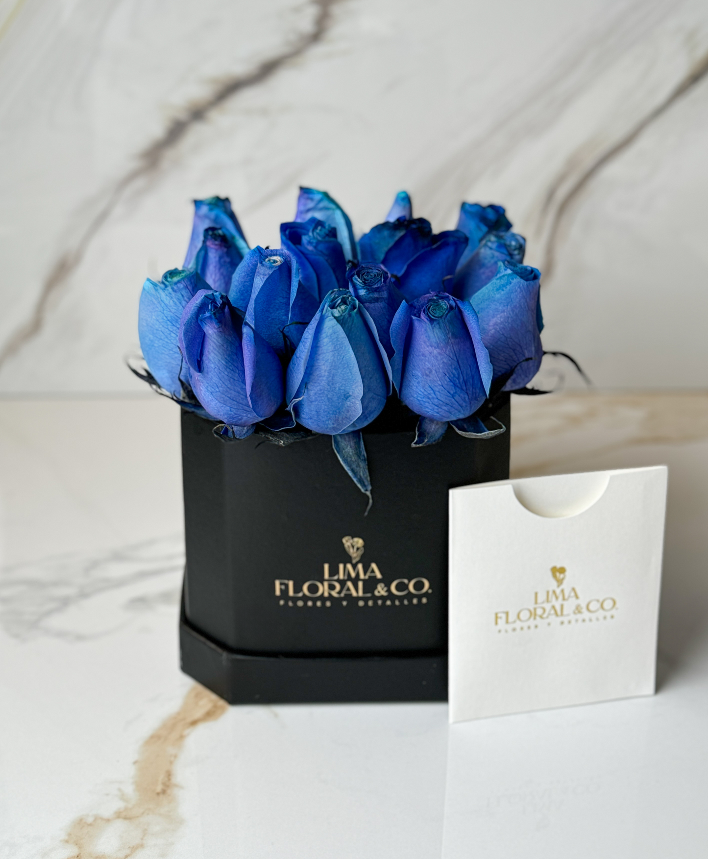 Mini Box Rosas Azules