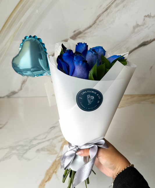Ramo 6 Rosas Azules