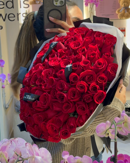 Ramo 100 Rosas Rojas