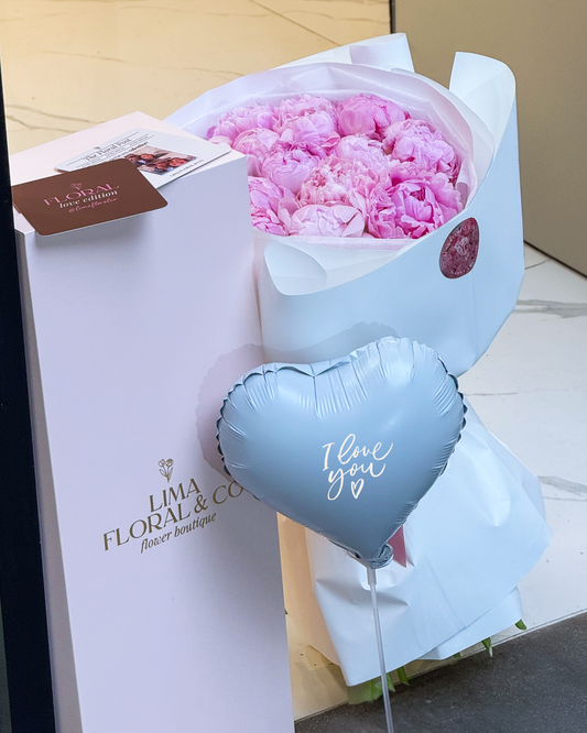 14 Peonias - San Valentín