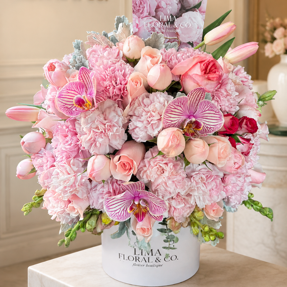 Box Flavia - Mini Peonias