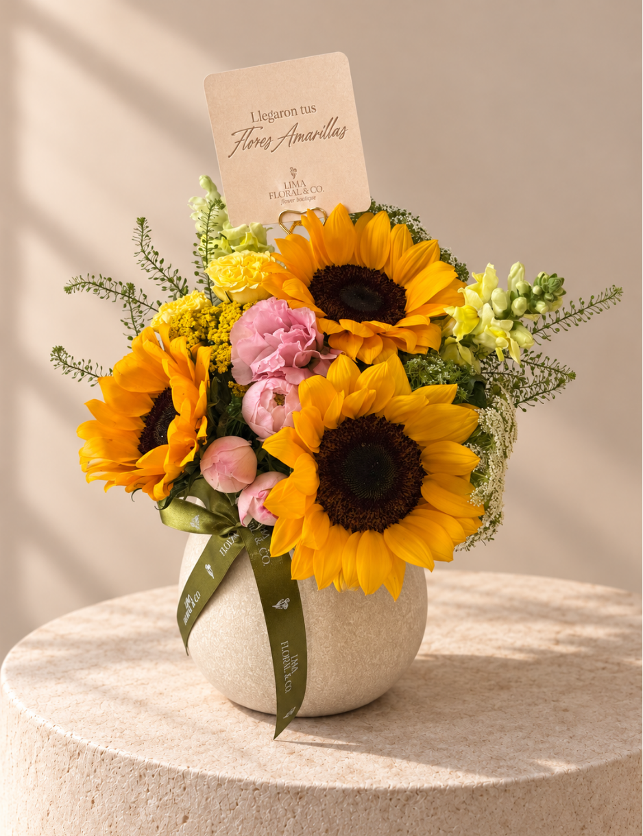 Arreglo Almendra - Girasoles