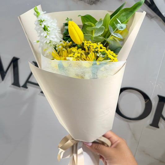 Ramo Mini Tulipán Amarillo - Flores Amarillas