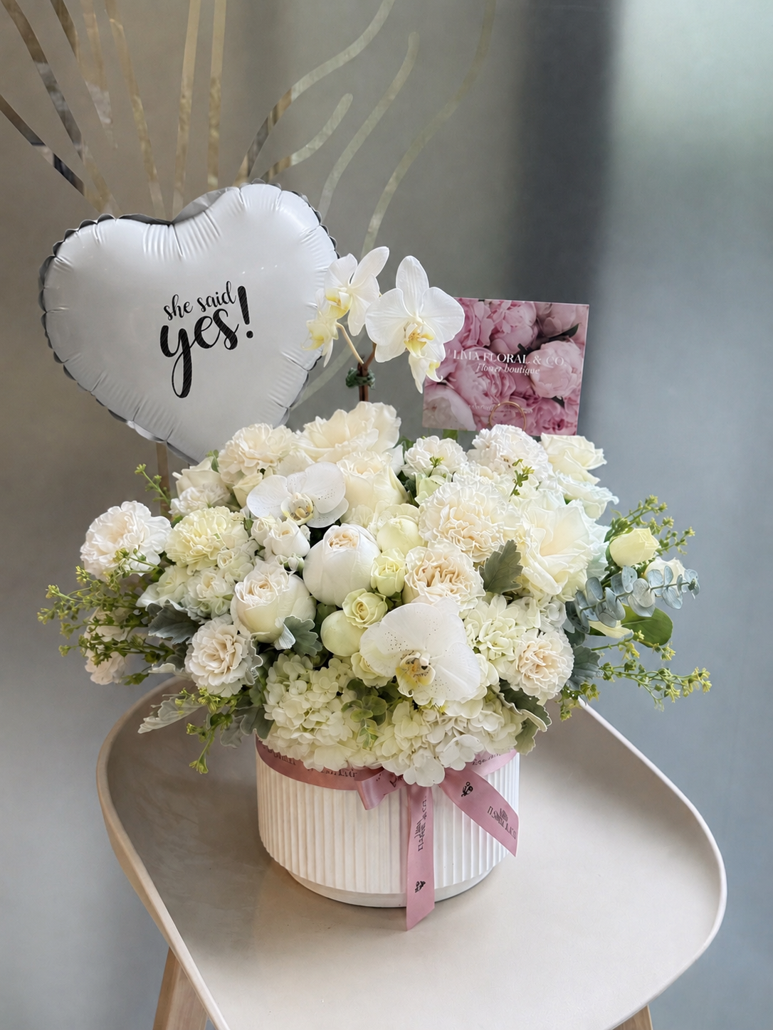 Orchid Blooms - White Edition