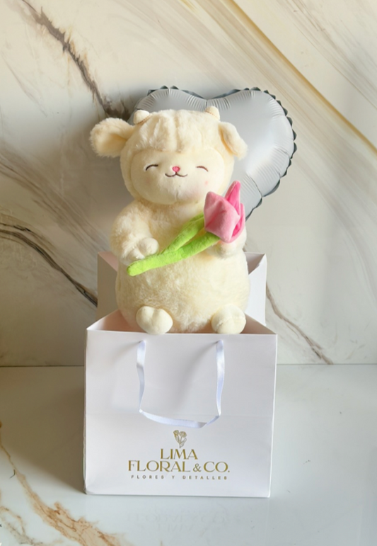 Ovejita tulipán - peluche