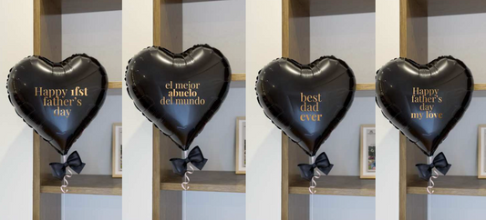 ¡Sorpresa total!: Globos con helio para papá