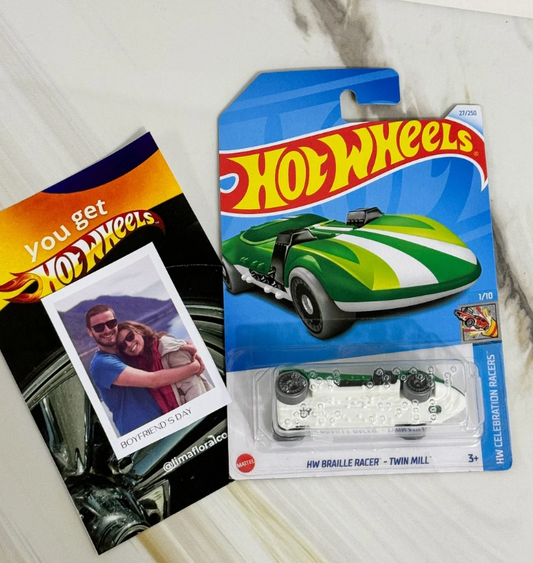 Carrito Hot Wheels + Polaroid