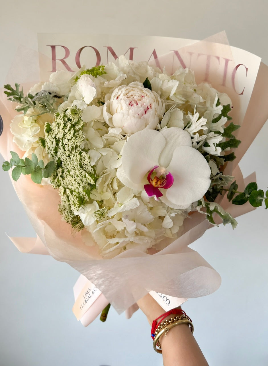 Ramo 1 peonia: variedad festiva máxima