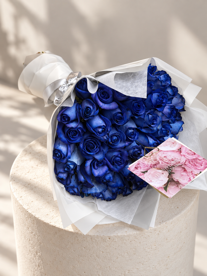 Ramo 50 rosas azules