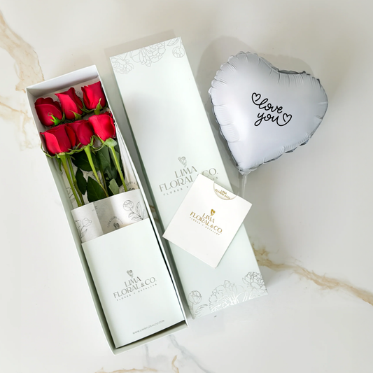 Caja 6 Rosas