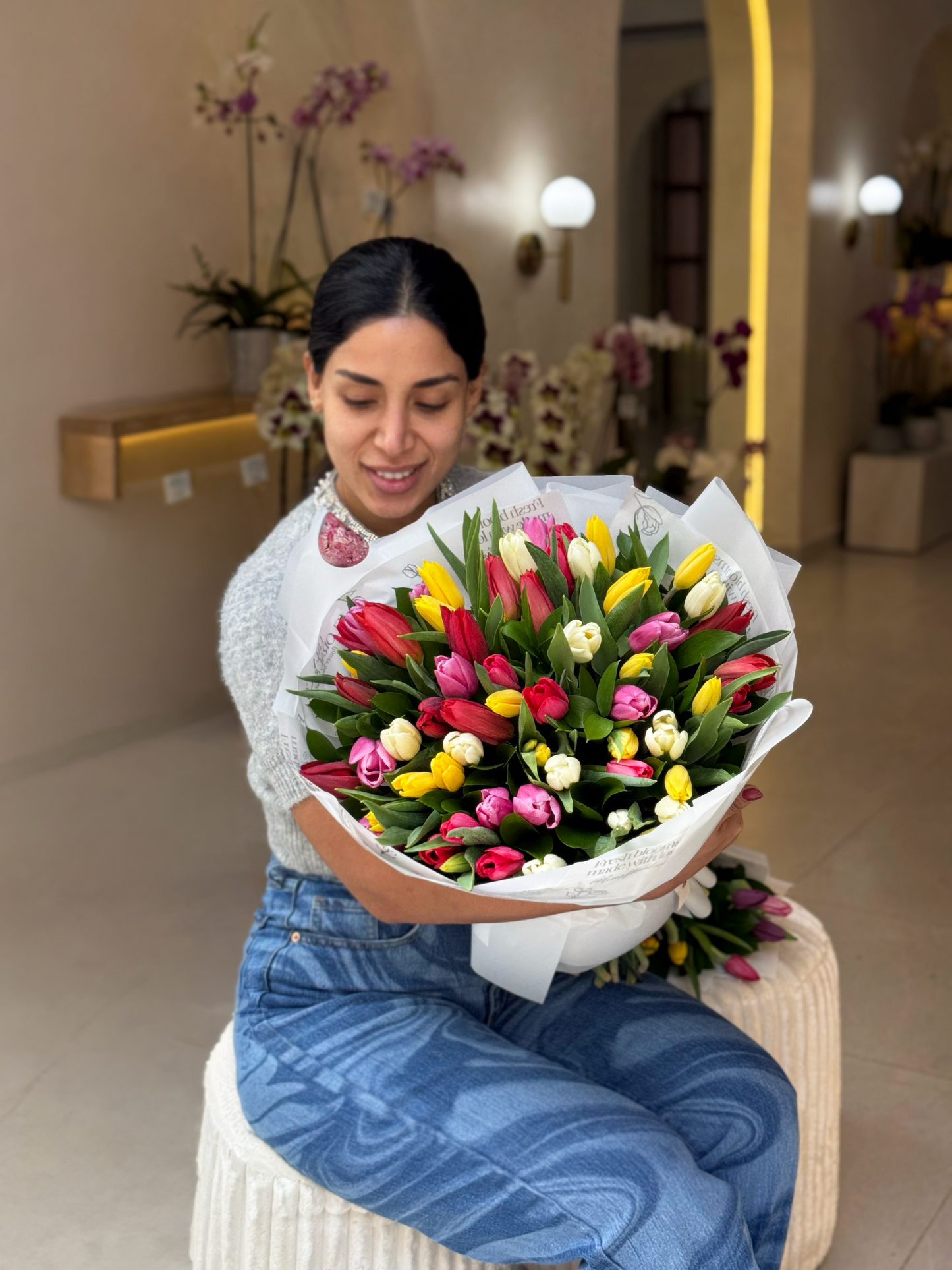 Ramo Extra Grande 60 Tulipanes