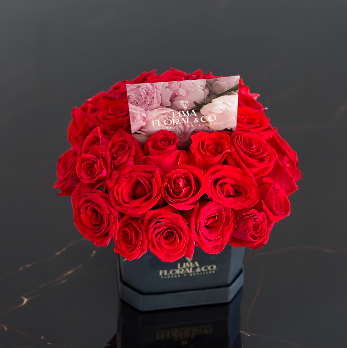 Mini Luxury Box 40 Rosas
