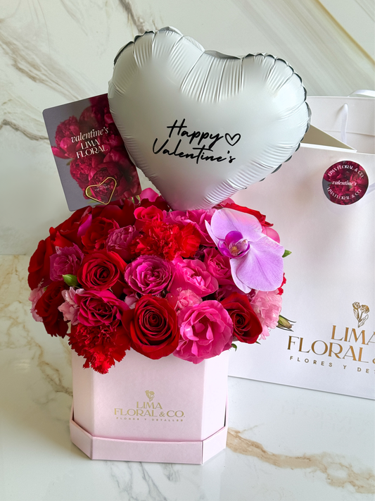 Box barbie: mix floral - San Valentín