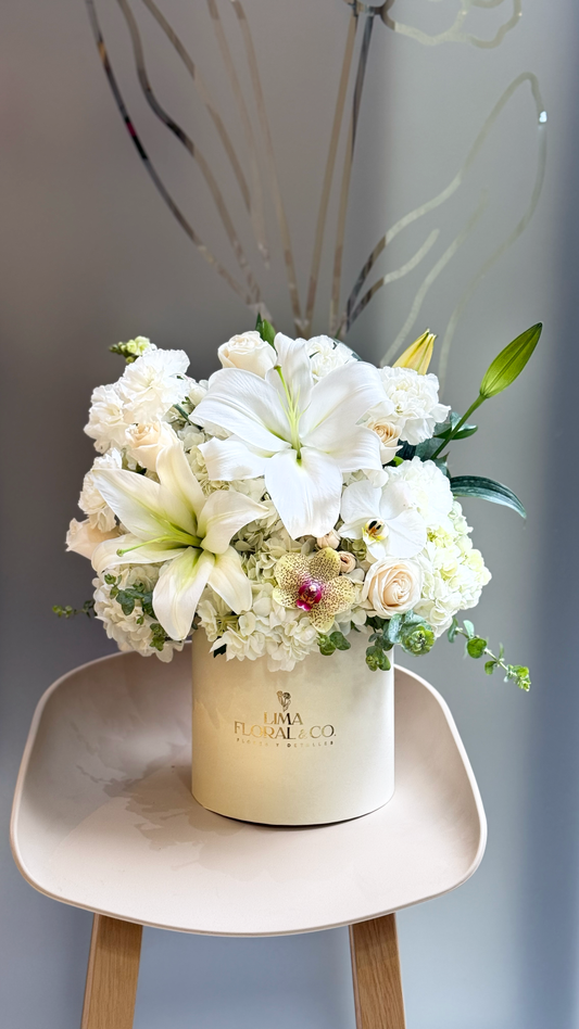 Box Samantha - Lirios Blancos