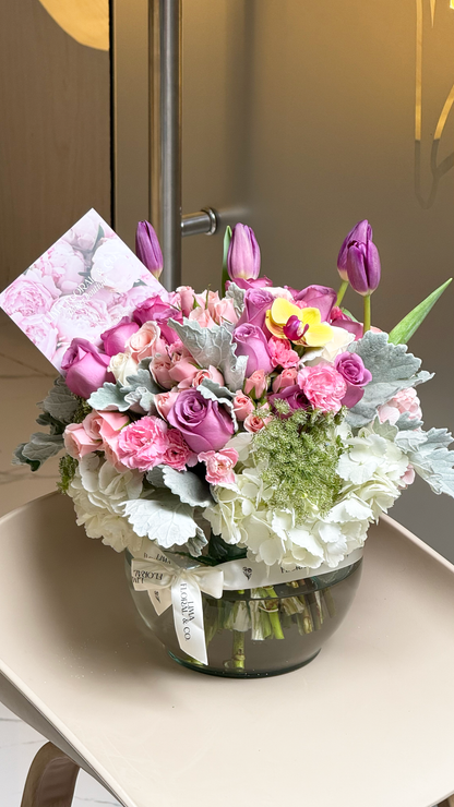 Esfera Morada: Tulipanes