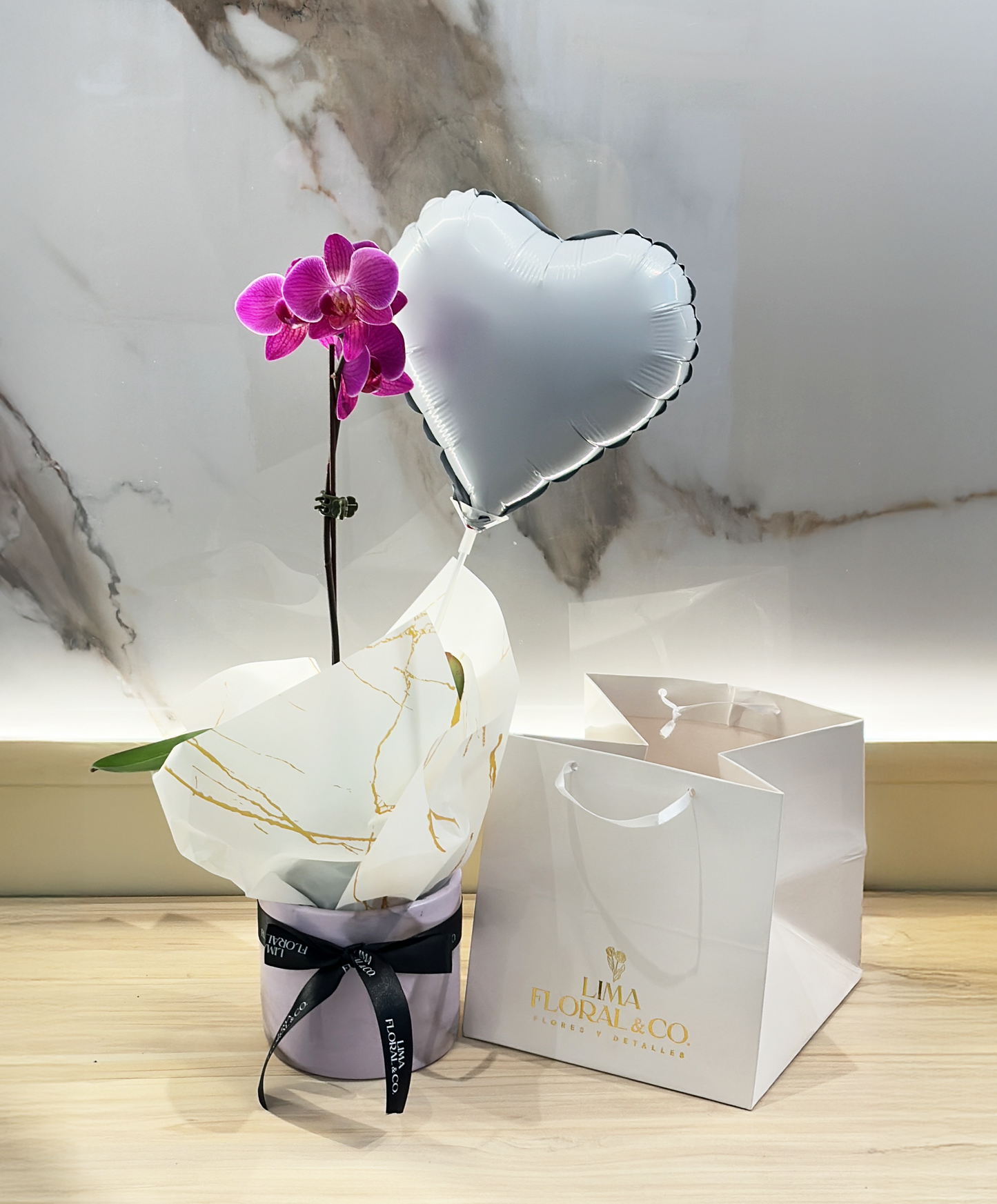Orquídea Mini en Cerámica