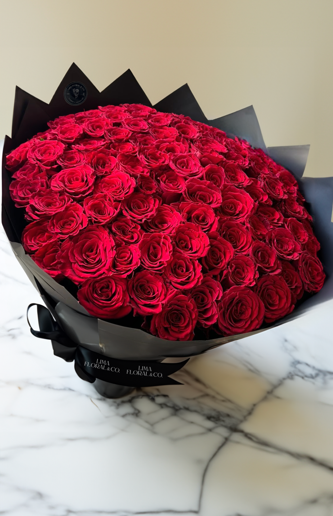 Ramo Extra Grande de 100 Rosas