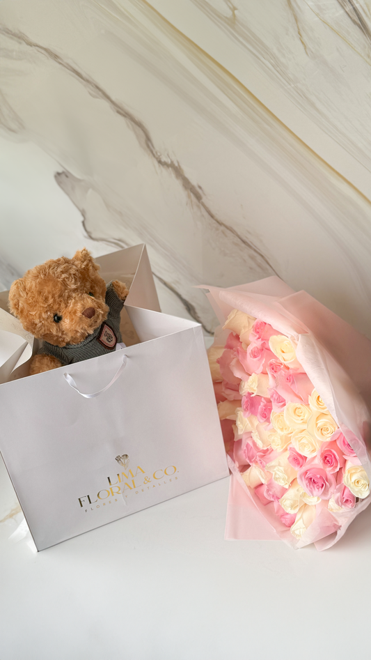 Pack Osito Floral