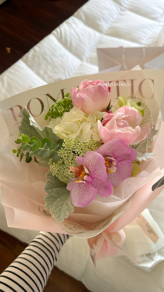 Ramo Peony: 2 Peonias naturales